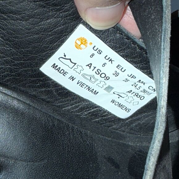 Timberland Women’s Marge Peep Toe Heel Gray Suede Size 8 - Picture 7 of 7